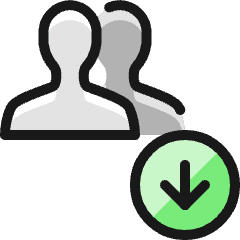 Multiple Actions Download_2 Icon from Ultimate Colors Set