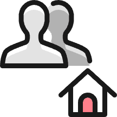 Multiple Actions Home_2 Icon from Ultimate Colors Set