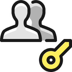 Multiple Actions Key_2 Icon from Ultimate Colors Set