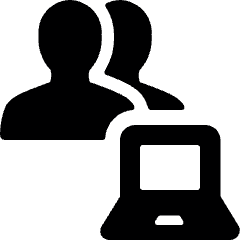 Multiple Actions Laptop Icon from Ultimate Bold Set