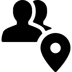 Multiple Actions Location Icon from Ultimate Bold Set