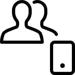 Multiple Actions Mobilephone Icon from Ultimate Light Set