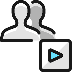 Multiple Actions Player_2 Icon from Ultimate Colors Set
