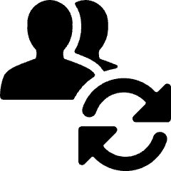 Multiple Actions Refresh Icon from Ultimate Bold Set