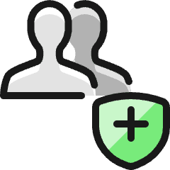 Multiple Actions Shield_2 Icon from Ultimate Colors Set