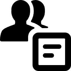 Multiple Actions Text Icon from Ultimate Bold Set