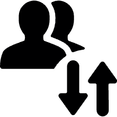 Multiple Actions Up Down Icon from Ultimate Bold Set