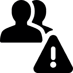 Multiple Actions Warning Icon from Ultimate Bold Set