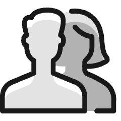 Multiple Man Woman 1_2 Icon from Ultimate Colors Set