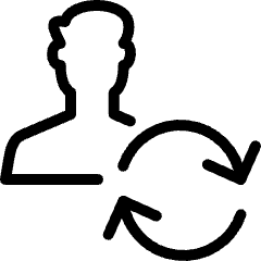 Single Man Actions Refresh Icon from Ultimate Light Set