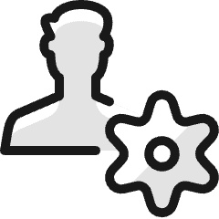 Single Man Actions Setting_2 Icon from Ultimate Colors Set