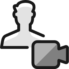 Single Man Actions Video_2 Icon from Ultimate Colors Set