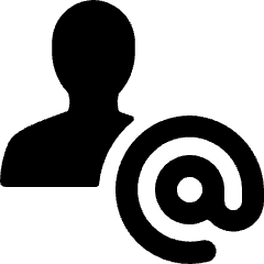 Single Neutral Actions Address Icon from Ultimate Bold Set