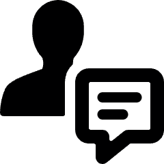 Single Neutral Actions Chat Icon from Ultimate Bold Set