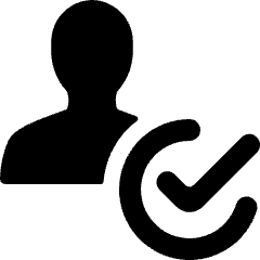 Single Neutral Actions Check 2 Icon from Ultimate Bold Set