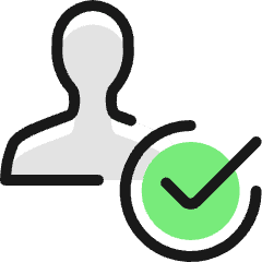 Single Neutral Actions Check 2_2 Icon from Ultimate Colors Set