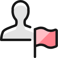 Single Neutral Actions Flag_2 Icon from Ultimate Colors Set