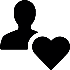 Single Neutral Actions Heart Icon from Ultimate Bold Set