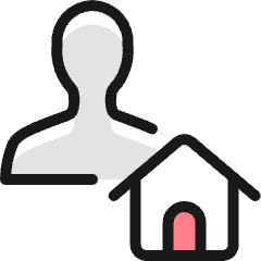 Single Neutral Actions Home_2 Icon from Ultimate Colors Set