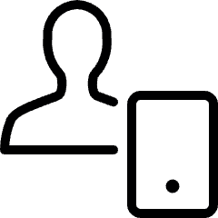 Single Neutral Actions Mobilephone Icon from Ultimate Light Set