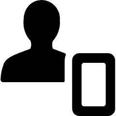 Single Neutral Actions Mobilephone Icon from Ultimate Bold Set