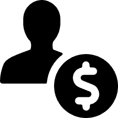 Single Neutral Actions Money Icon from Ultimate Bold Set