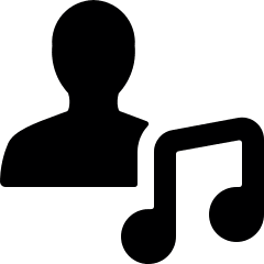 Single Neutral Actions Music Icon from Ultimate Bold Set