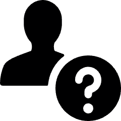 Single Neutral Actions Question Icon from Ultimate Bold Set