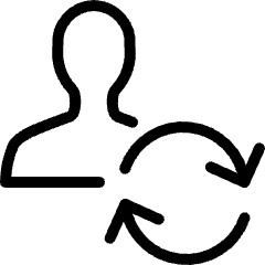 Single Neutral Actions Refresh Icon from Ultimate Light Set
