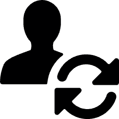 Single Neutral Actions Refresh Icon from Ultimate Bold Set