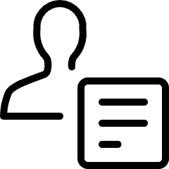 Single Neutral Actions Text Icon from Ultimate Light Set