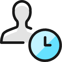 Single Neutral Actions Time_2 Icon from Ultimate Colors Set