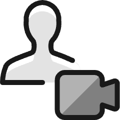 Single Neutral Actions Video_2 Icon from Ultimate Colors Set
