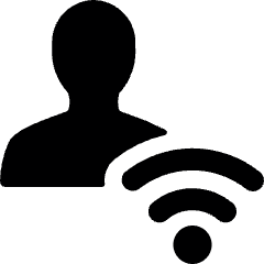Single Neutral Actions Wifi Icon from Ultimate Bold Set