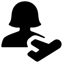 Single Woman Actions Flight Icon from Ultimate Bold Set