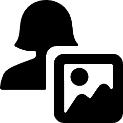 Single Woman Actions Image Icon from Ultimate Bold Set