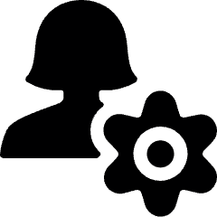 Single Woman Actions Setting Icon from Ultimate Bold Set