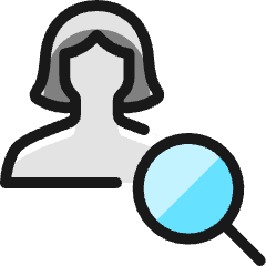 Single Woman Actions View_2 Icon from Ultimate Colors Set