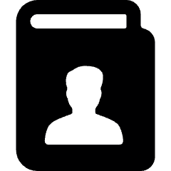 Single Man Book Icon from Ultimate Bold Set