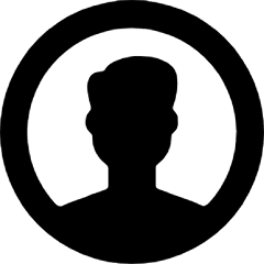 Single Man Circle Alternate Icon from Ultimate Bold Set
