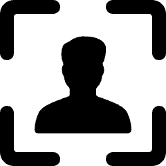 Single Man Focus Icon from Ultimate Bold Set