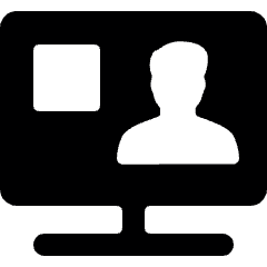 Single Man News Icon from Ultimate Bold Set