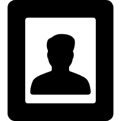 Single Man Profile Picture Icon from Ultimate Bold Set