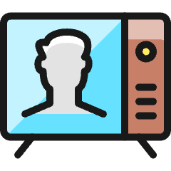 Single Man Vintage Tv_1 Icon from Ultimate Colors Set