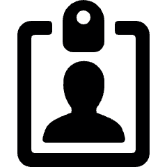 Single Neutral Id Card 1 Icon from Ultimate Bold Set