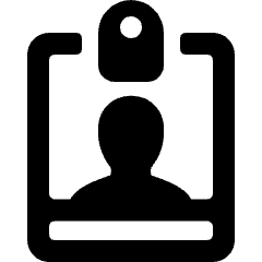 Single Neutral Id Card 2 Icon from Ultimate Bold Set