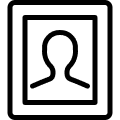 Single Neutral Profile Picture Icon from Ultimate Light Set