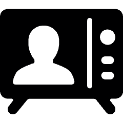 Single Neutral Vintage Tv Icon from Ultimate Bold Set