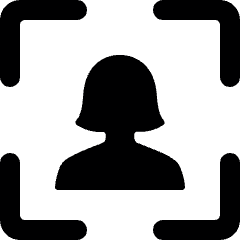 Single Woman Focus Icon from Ultimate Bold Set