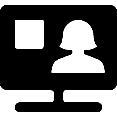 Single Woman News Icon from Ultimate Bold Set